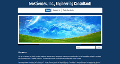 Desktop Screenshot of geosciences-inc.com
